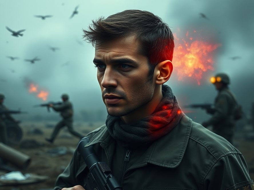 Niko Bellic战争创伤表现图